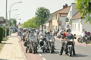 Bikerausfahrt der Biker4Kids, 08.08.2015