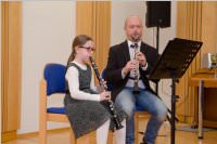 Weihnachtsstunde in der Musikschule Neufeld, 21.12.2015