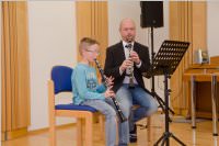 Weihnachtsstunde in der Musikschule Neufeld, 21.12.2015