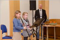 Weihnachtsstunde in der Musikschule Neufeld, 21.12.2015