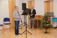 Weihnachtsstunde in der Musikschule Neufeld, 21.12.2015