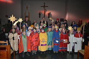 Sternsinger in Neufeld, 03.01.2013