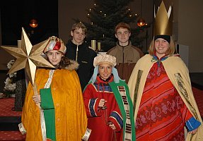 Die Heiligen 3 Knige als Sternsinger