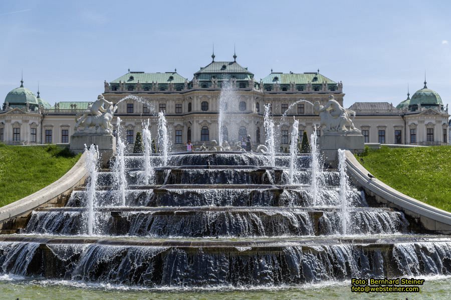 Schloss Belvedere in Wien, Mai 2022