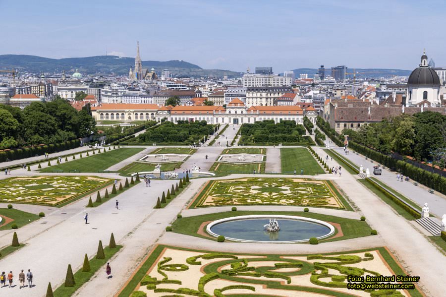 Schloss Belvedere in Wien, Mai 2022