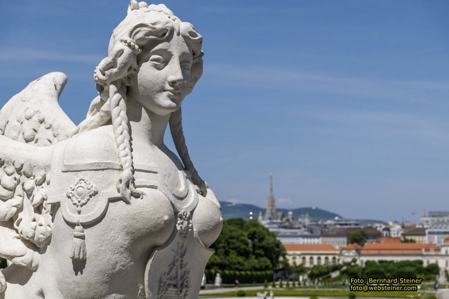 Schloss Belvedere in Wien, Mai 2022